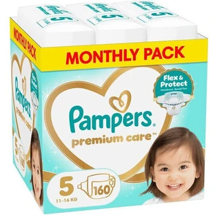 PAMPERS Babyluiers Premium Care Nr.5, 11-16kg 160 Stuks MSB