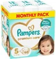 PAMPERS Baby Diapers Premium Care No.5, 11-16kg 160 Pieces MSB