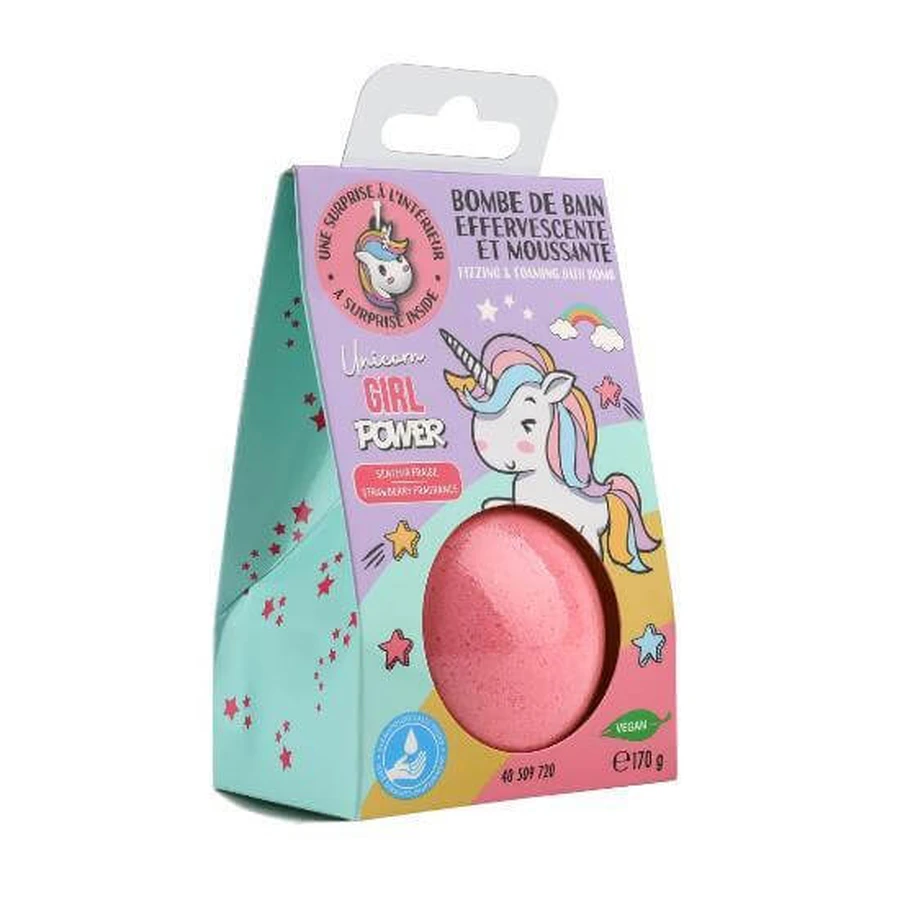 ORION Take Care Badebombe Einhorn mit Erdbeere 170g