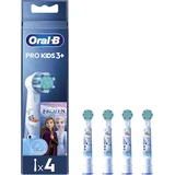ORAL B Pro Kids 3+ Superior Cleaning Frozen Electric Toothbrush Spare Parts 4 Pieces (brosse à dents électrique congelée à nettoyage supérieur)