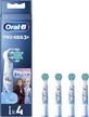 ORAL B Pro Kids 3+ Limpieza Superior Cepillo de Dientes Eléctrico Congelado Recambios 4 Piezas