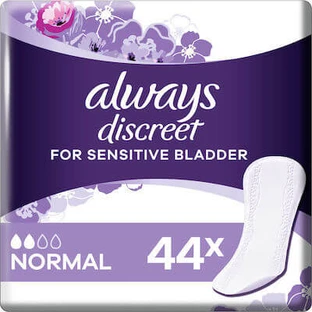 ALWAYS Discreet Incontinence Pads Normal 44 pieces