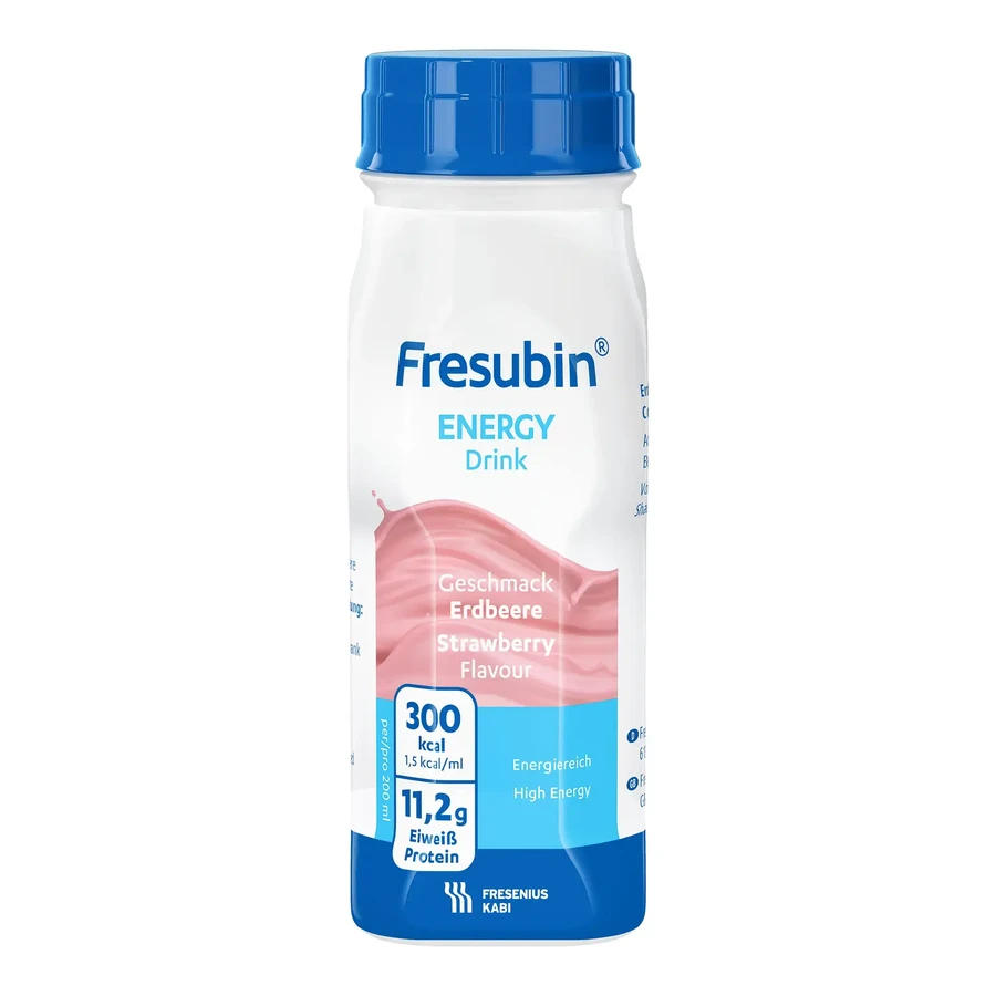 Fresubin Energy with strawberry flavor, 24 x 200 ml, Fresenius Kabi
