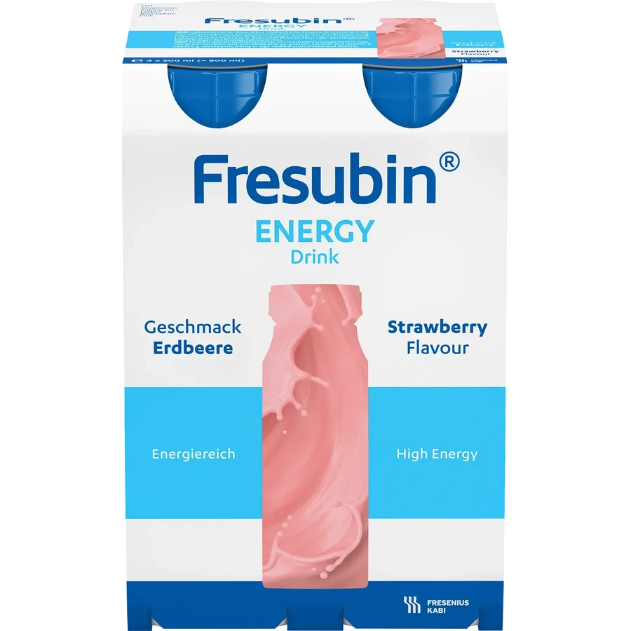 Fresubin Energy with strawberry flavor, 24 x 200 ml, Fresenius Kabi