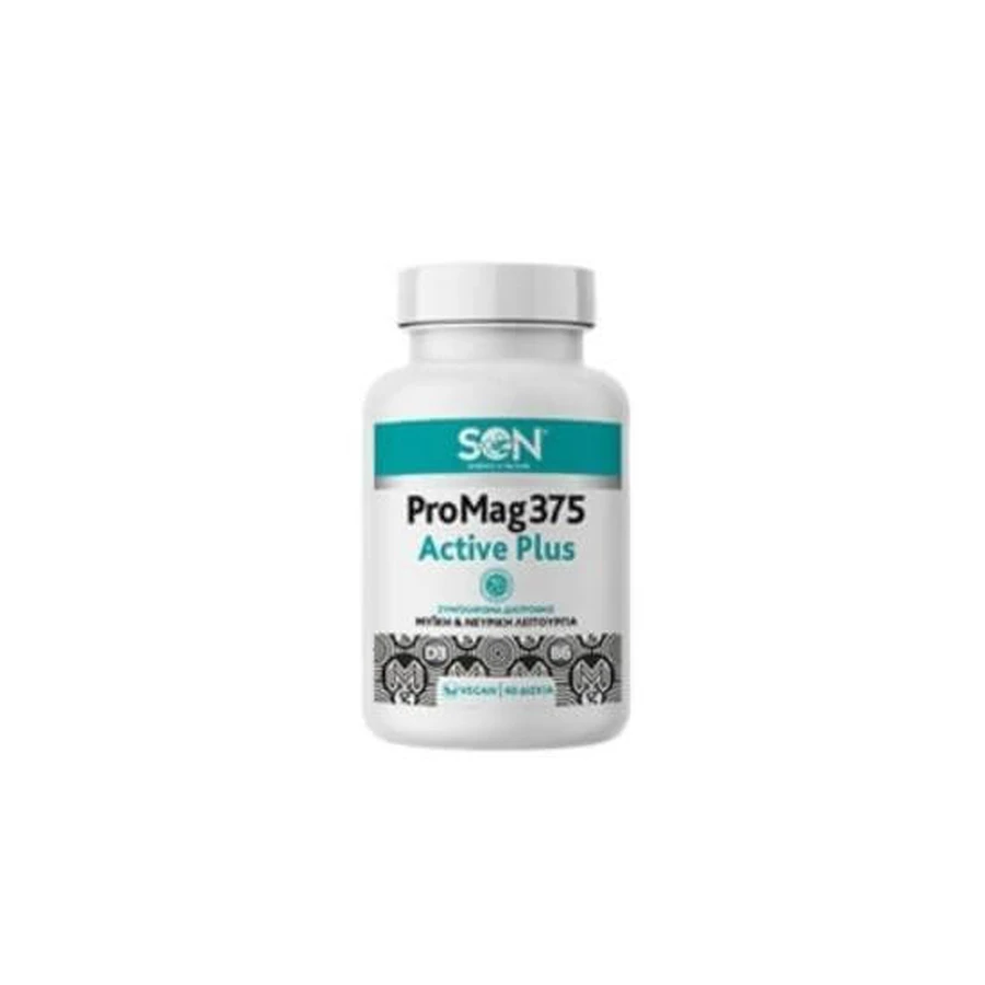 SON ProMag 375 Active Plus Dietary Supplement with Magnesium 60 Tablets