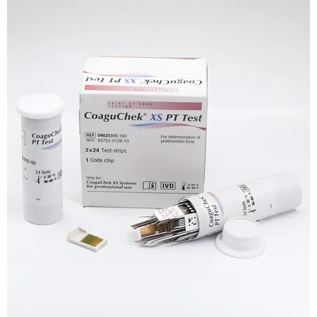 INR Test Kit for CoaguChek XS, 2 x 24 pieces, Roche