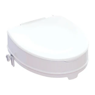MOBIAK Élévateur de toilettes avec pinces et couvercle 15cm
