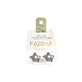 FARMA BIJOUX Subwire Ohrringe Runde Sterne Silber 17mm