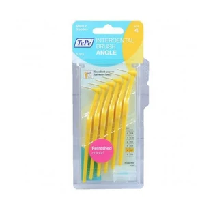 TEPE Pinceles intermedios Ángulo nº 4 0,7mm Amarillo x6