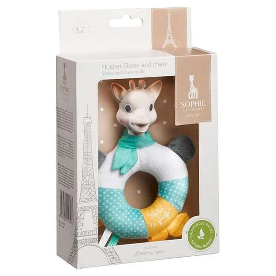 SOPHIE LA GIRAFE Sophie Giraffe Giraffe Rassel mit Kauleiste "Shake & Bite"