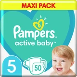 PAMPERS Couches pour bébés Active Baby No.5 11-16Kgr 50 pièces Maxi Pack