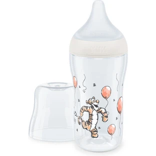 NUK Plastic Winnie Pooh Fles Perfecte Wedstrijd Tegen Koliek Met Siliconen Speen Voor 3+ Maanden 260ml