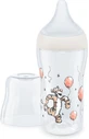 NUK Plastic Winnie Pooh Fles Perfecte Wedstrijd Tegen Koliek Met Siliconen Speen Voor 3+ Maanden 260ml