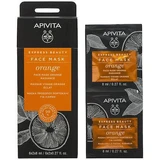 APIVITA Mascarilla Rejuvenecedora de Belleza Express con Naranja 2x8ml