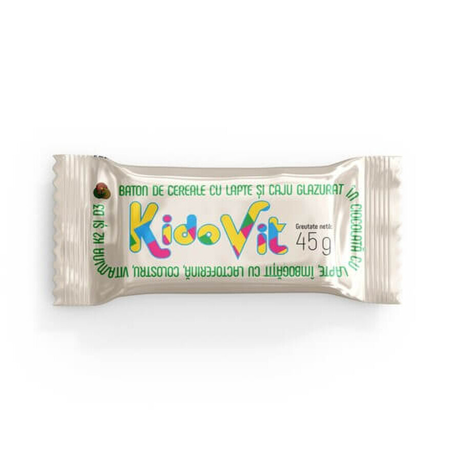 Comprar Barrita de cereales con leche y anacardos KidoVit, 45 g, Remedia Barrita de cereales con leche y anacardos KidoVit, 45 g, Remedia