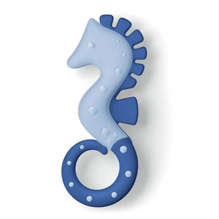 NUK Beißring All Stages "Hippocampus" ab 3 Monaten in verschiedenen Farben - Blau