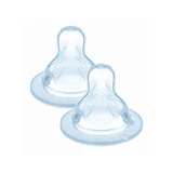 MAM Medium Flow Silicone Nipple for Bottle Size 2 2m+ x2