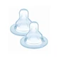 MAM Tétine en silicone à débit moyen pour biberon taille 2 2m+ x2