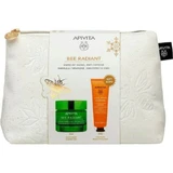 APIVITA Promo Abeja Rutina Radiante Crema de Textura Ligera para Signos de Envejecimiento y Tez Descansada, 50ml & Regalo Mascarilla Facial para Brillo 50ml