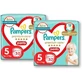 PAMPERS Premium Care Pants Diaper-Braces Size 5 12kg-17kg ( 2 Packs de 52 Pièces) 104 Pièces
