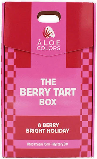 ALOE COLORS Xmas Promo The Berry Tart Box With Berry Xmas Hand Cream…