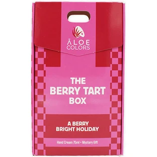 ALOE COLORS Xmas Promo The Berry Tart Box With Berry Xmas Hand Cream Crème hydratante pour les mains, 75ml & Mystery Gift