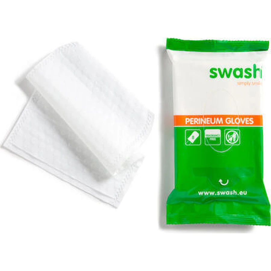 SWASH Patient Cleaning Gloves without water 8 pieces