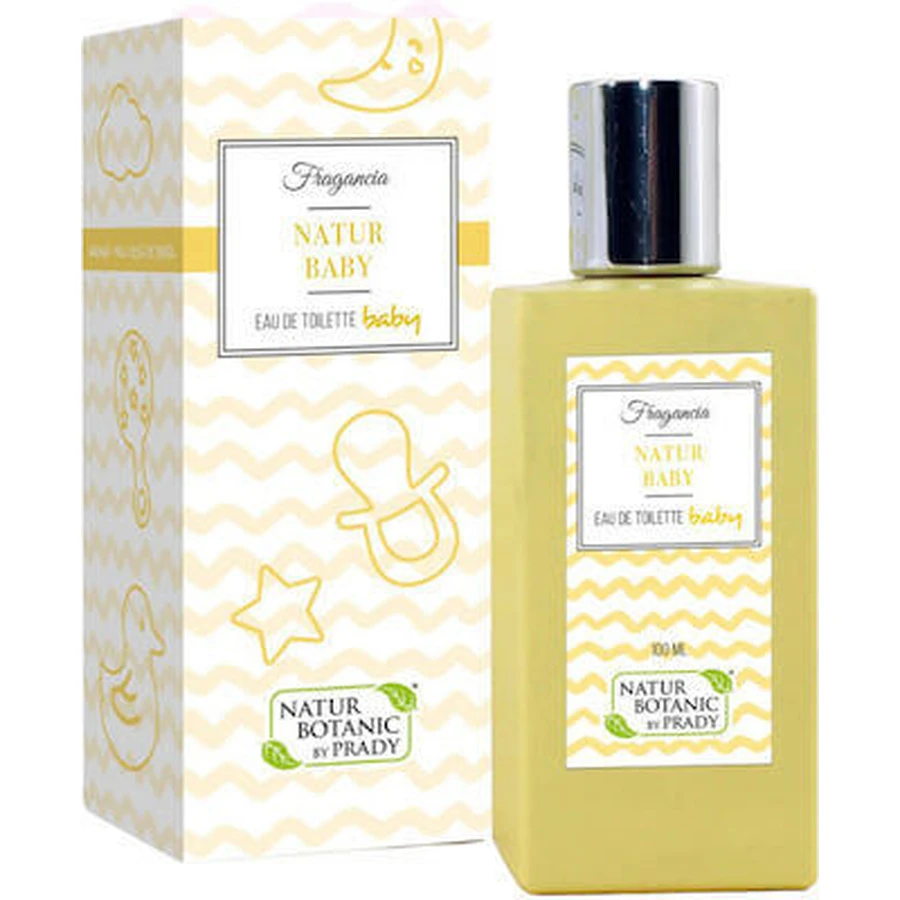 PRADY Natur Baby Parfüm für Babys mit Orange brasilianischem Rosenholz & Pfirsich 100ml