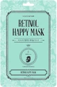 KOCOSTAR Retinol Happy Mask Retinol gezichtsmasker gladde en glanzende huid 1 stuk