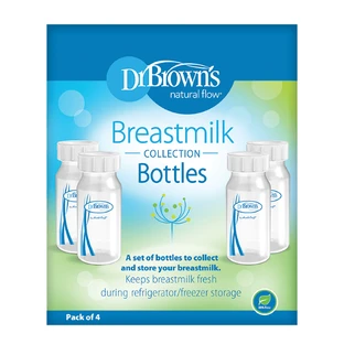 DR BROWN'S Moedermelkopvangflessen 4 stuks BF 032