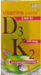 MEDICHROM D3 2000IU &amp; K2 100MCG 60 Oral Tablets
