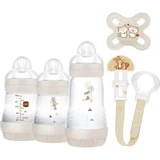 MAM Welcome To The World Anti-Colic Bottle Set for 0+ Months 5 pieces 260ml Beige Unisex