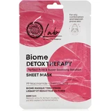 NATURA SIBERICA Biome Detox Therapy Sheet Mask Gesichtsmaske gegen Hautunreinheiten 1 Stück