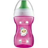 MAM Cup Fun To Drink Cup Educational Plastic Cup 270ml 8m+ In Various Colours - Purple