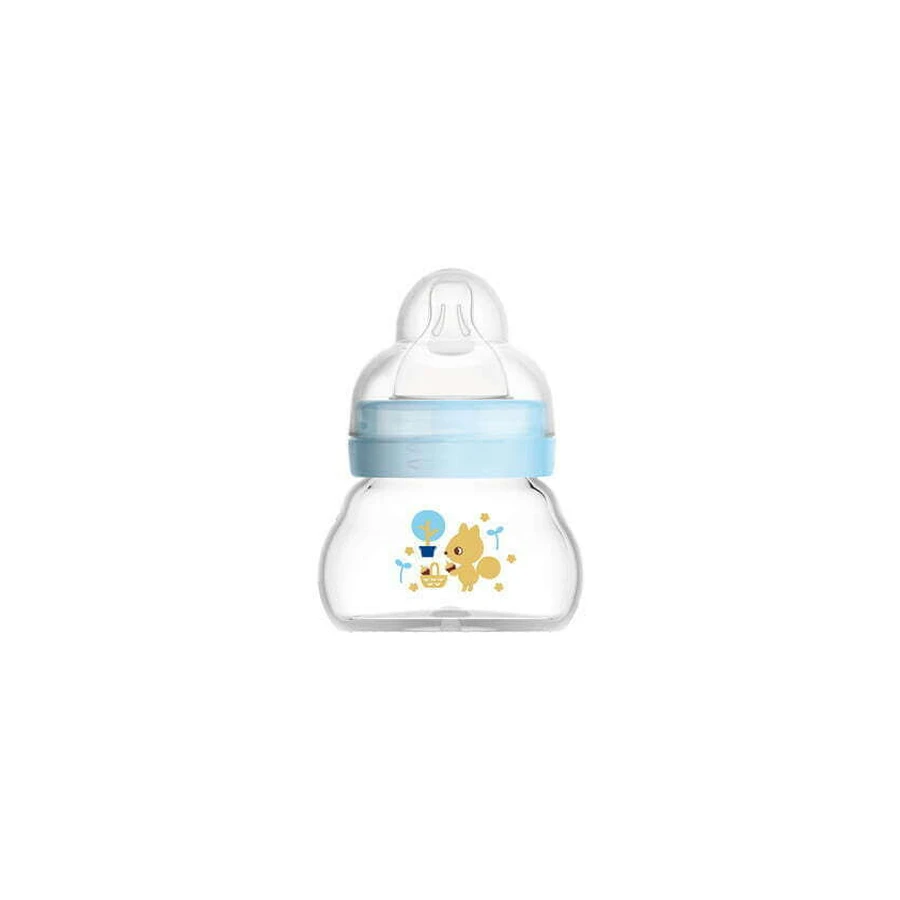 MAM Biberon en verre Feel Good avec tétine en silicone pour 0+ mois380SB 90ml