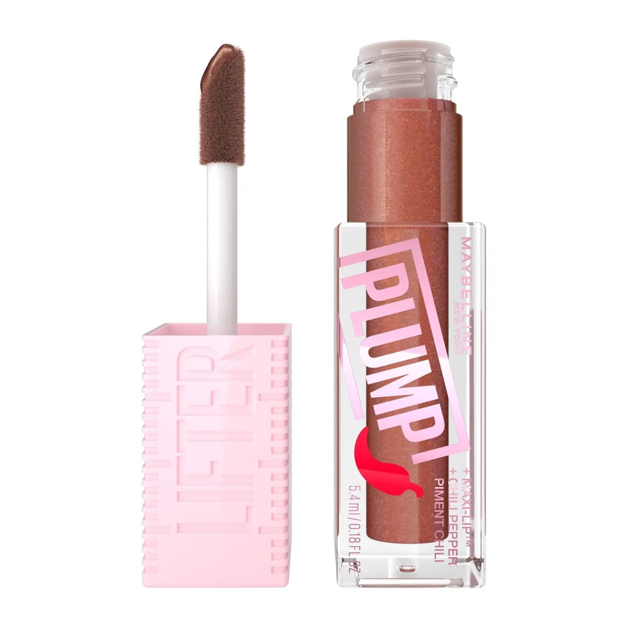 MAYBELLINE Lifter Plumping Gloss 007 Cocoa Zing Para volumen de labios 5.4ml