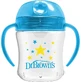 DR. BROWN'S Zachte Overgangsbeker Leerbeker met Zachte Tuit, Deksel & Handvatten 180ml 6+ Maanden