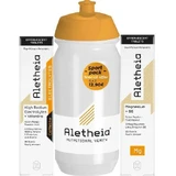 ALETHEIA Promo Natriumreiche Elektrolyte + Vitamine + Koffein 18 Brausetabletten & Magnesium + Vitamin B6 20 Brausetabletten & Geschenk-Sportflasche 500m