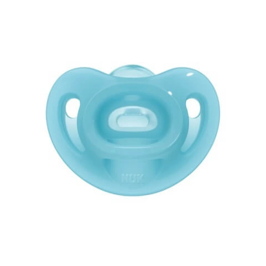 NUK Sensitive Silikon-Schnuller 0-6m in verschiedenen Farben - Blau