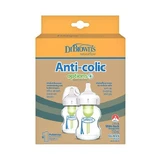 DR BROWN'S Options+ Anti-Colic Glasflasche mit weitem Hals und Silikonsauger, 2x150ml