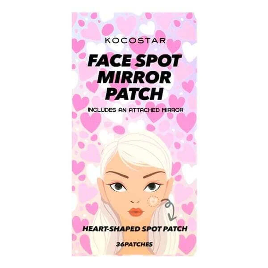 KOCOSTAR Face Spot Mirror Patch Transparent Patches For Facial Flaws 36 Patches