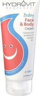 HYDROVIT Baby Gezicht &amp; Lichaam Crème Hydrateert &amp; Beschermt de Gevoelige Huid voor Gezicht &amp; Lichaam 100ml