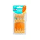 TEPE EasyPick Verstärkte elastische Zahnstocher Größe XS/S (Orange) x36 Stück & Reiseetui