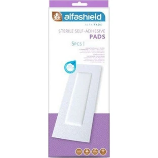ALFASHIED Karabinis Toppa medica adesiva sterile 9x30cm x5 pezzi