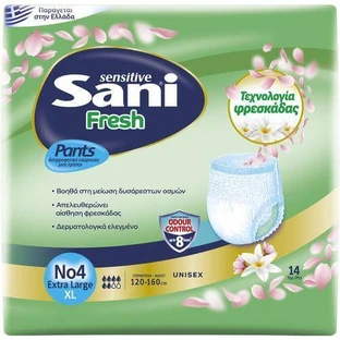 SANI Pants Fresh No4 XLarge 120-160cm 14 Pieces