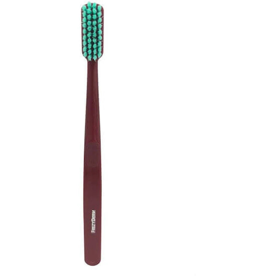 FREZYDERM Tandenborstel Zacht Voor Volwassenen Bordeaux Kleur 1 stuk