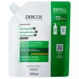 VICHY Dercos Anti-dandruff Ds Refill Shampoo Against Dandruff & Dryness For Dry Hair 390ml