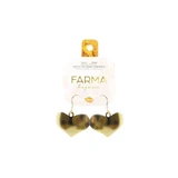 FARMA BIJOUX Orecchini ipoallergenici Ciondolo Cuore d'oro