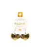 FARMA BIJOUX Hypoallergenic Earrings Pendant Golden Heart