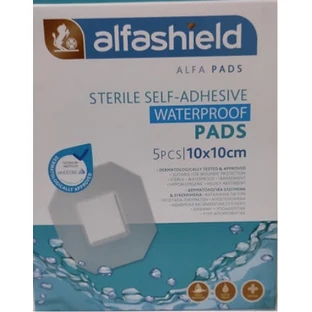 ALFASHIELD Waterproof Sterile Patches Stickers 10x10cm 5 Pieces